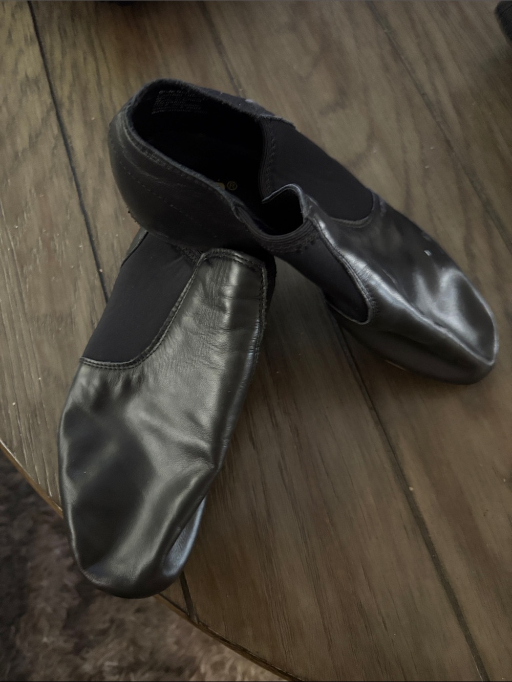 Women’s Black Slip-On Dance/Jazz Shoes